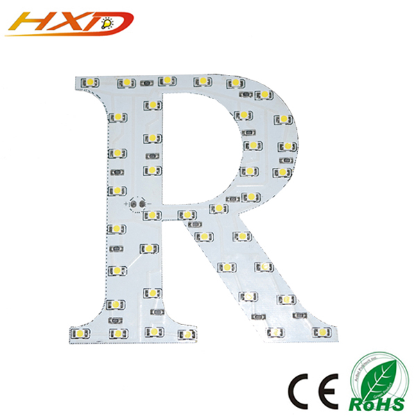 Customized LED circuit board light words